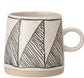 Embossed Stoneware Mug