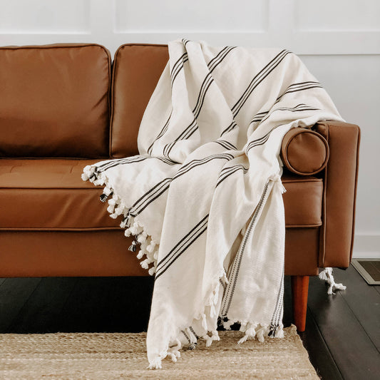 Taylor Turkish Jumbo Throw Blanket