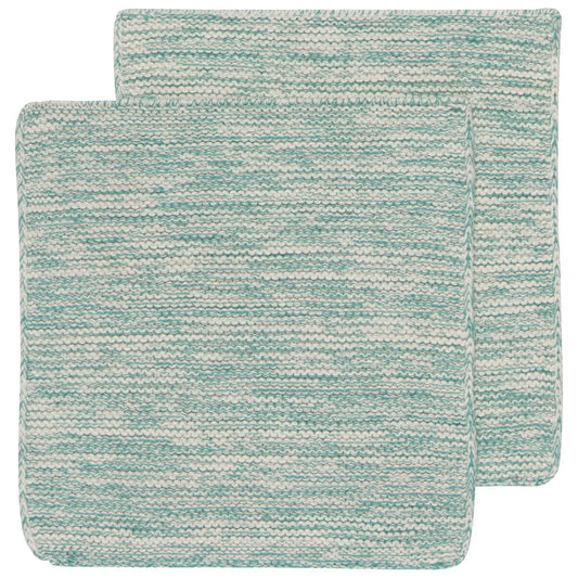 Lagoon Knit Dishcloths Set of 2