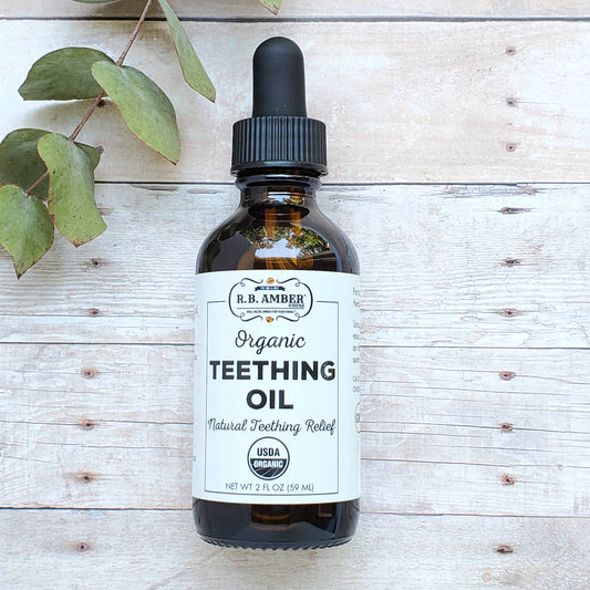 Organic Teething Oil for Safe + Effective Teething Relief