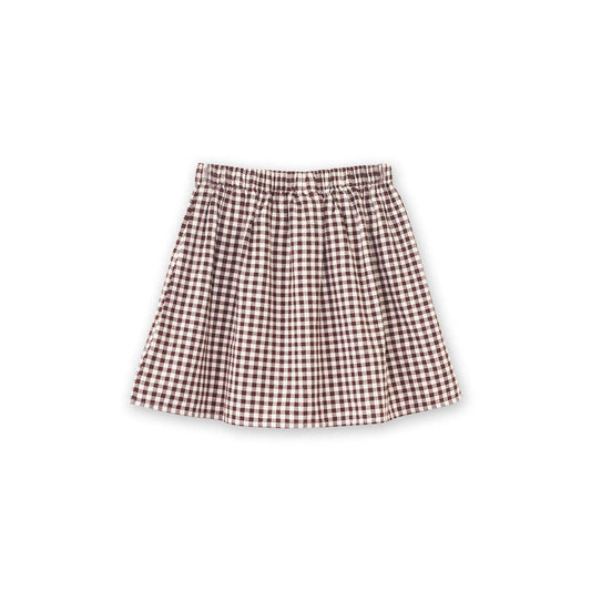 Youth Skirt | Walnut Check