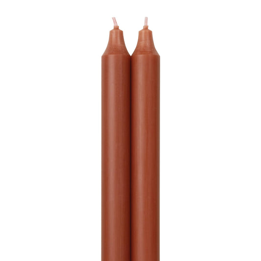 12" Tapers - 2pk: Terra Cotta