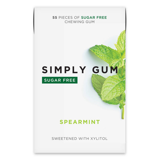 Sugar Free Spearmint Natural Chewing Gum