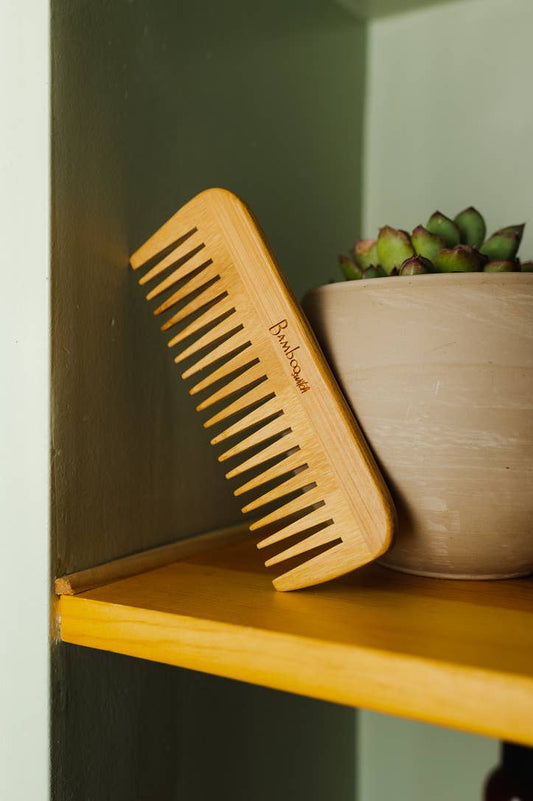 Pointed Bamboo Wide Tooth Comb  | Fall Bestseller