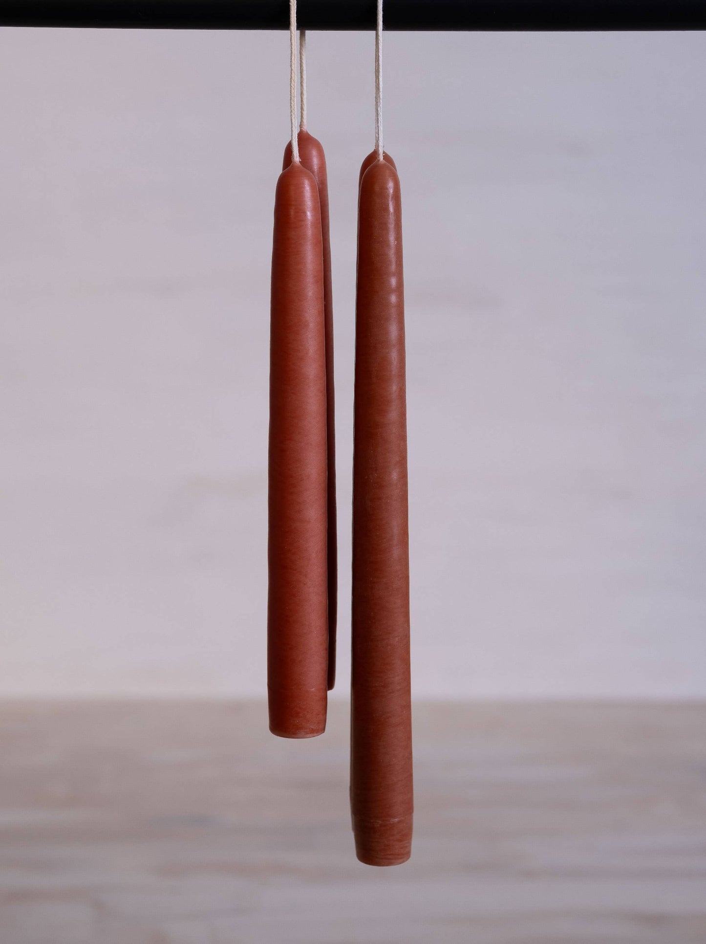 Tapered Candles - Clay: 10"