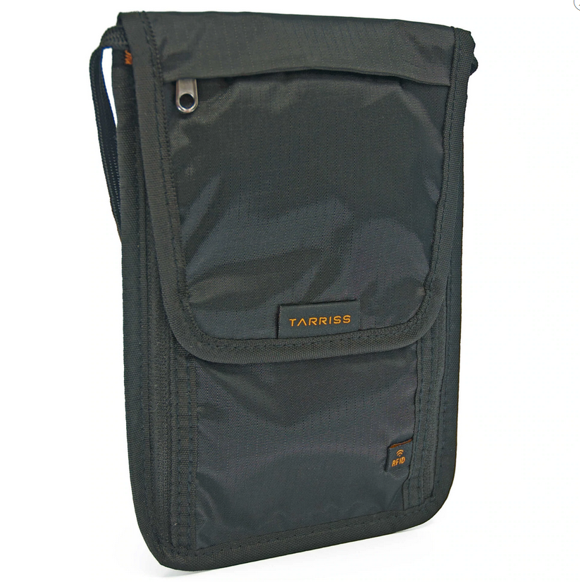 Anti-theft Neck Wallet with RFID Protection