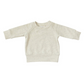 Heather Oatmeal French Terry Crew Neck